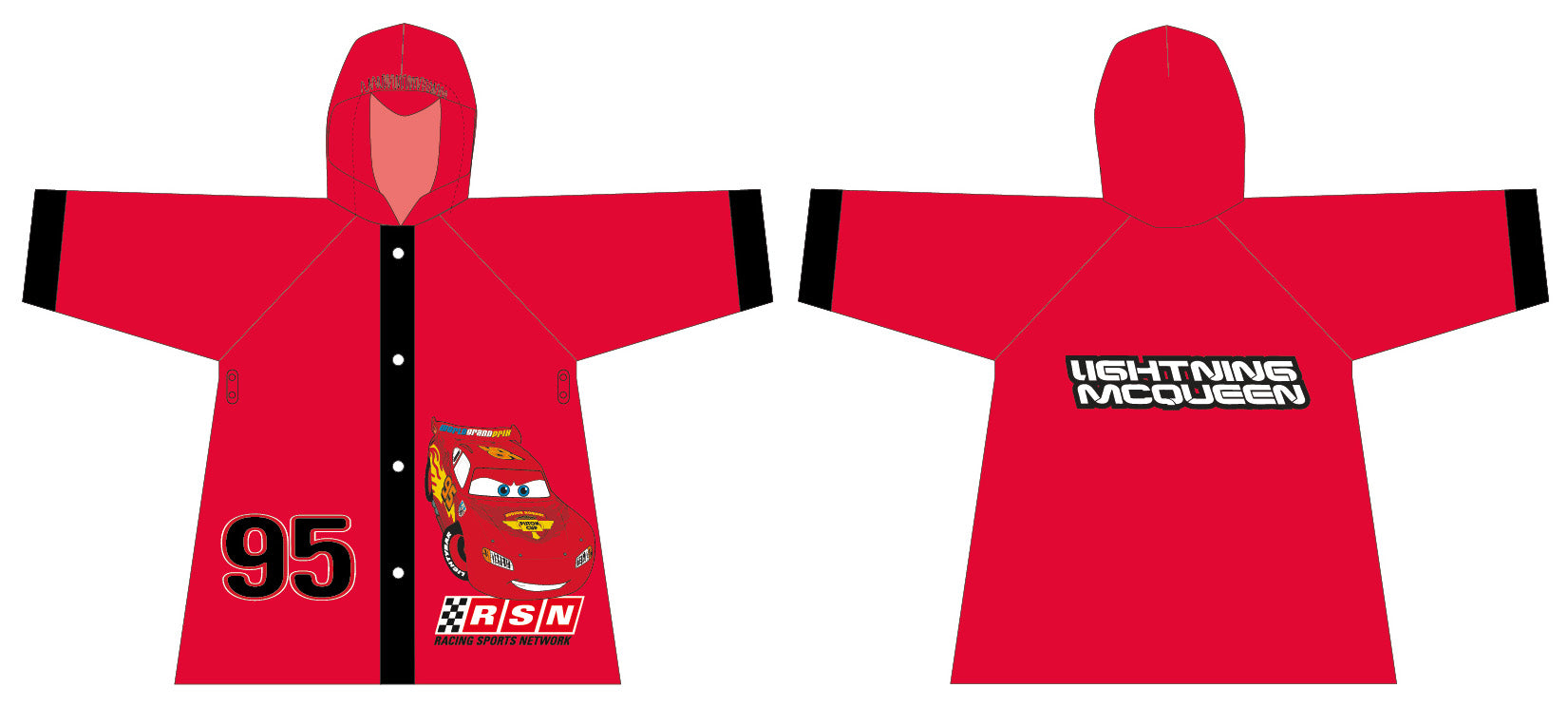 GIACCHETTA ANTIPIOGGIA CARS 4- 6 ANNI