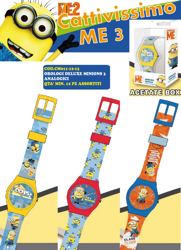 ##CM011-12-13 SET OROLOGI DIGITALI MINIONS