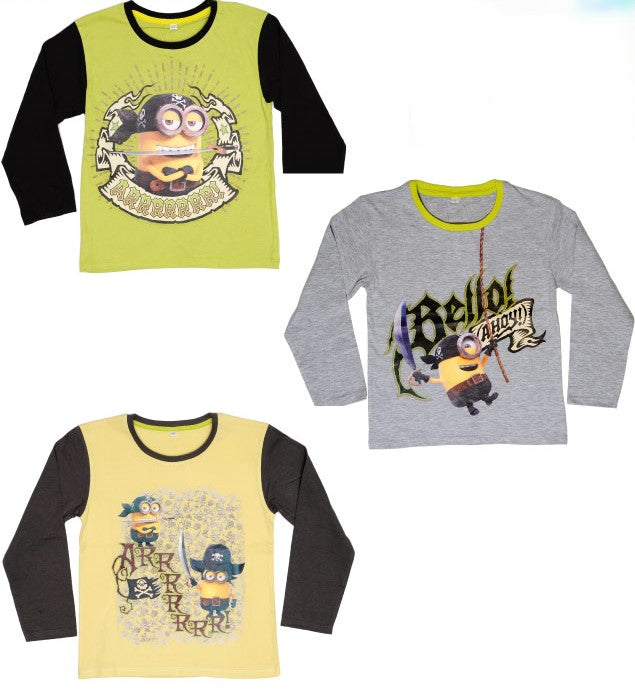 CM35155 T-SHIRT MINIONS IN COTONE DELUXE