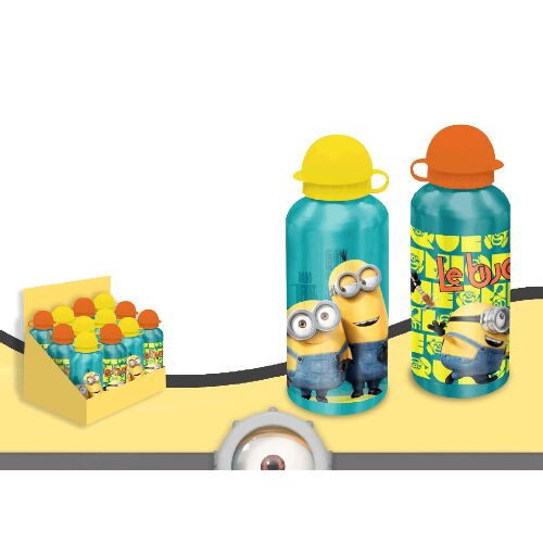 ##CM85230  BORRACCE MINIONS IN ALLUMINIO 500 ML