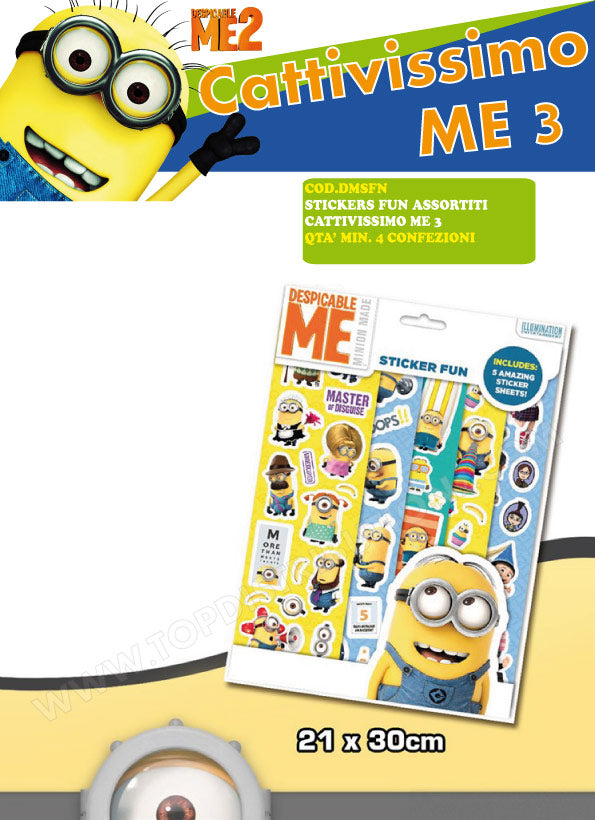 ##DMSFN STICKERS FUN CATTIVISSIMO ME ASSORTITI