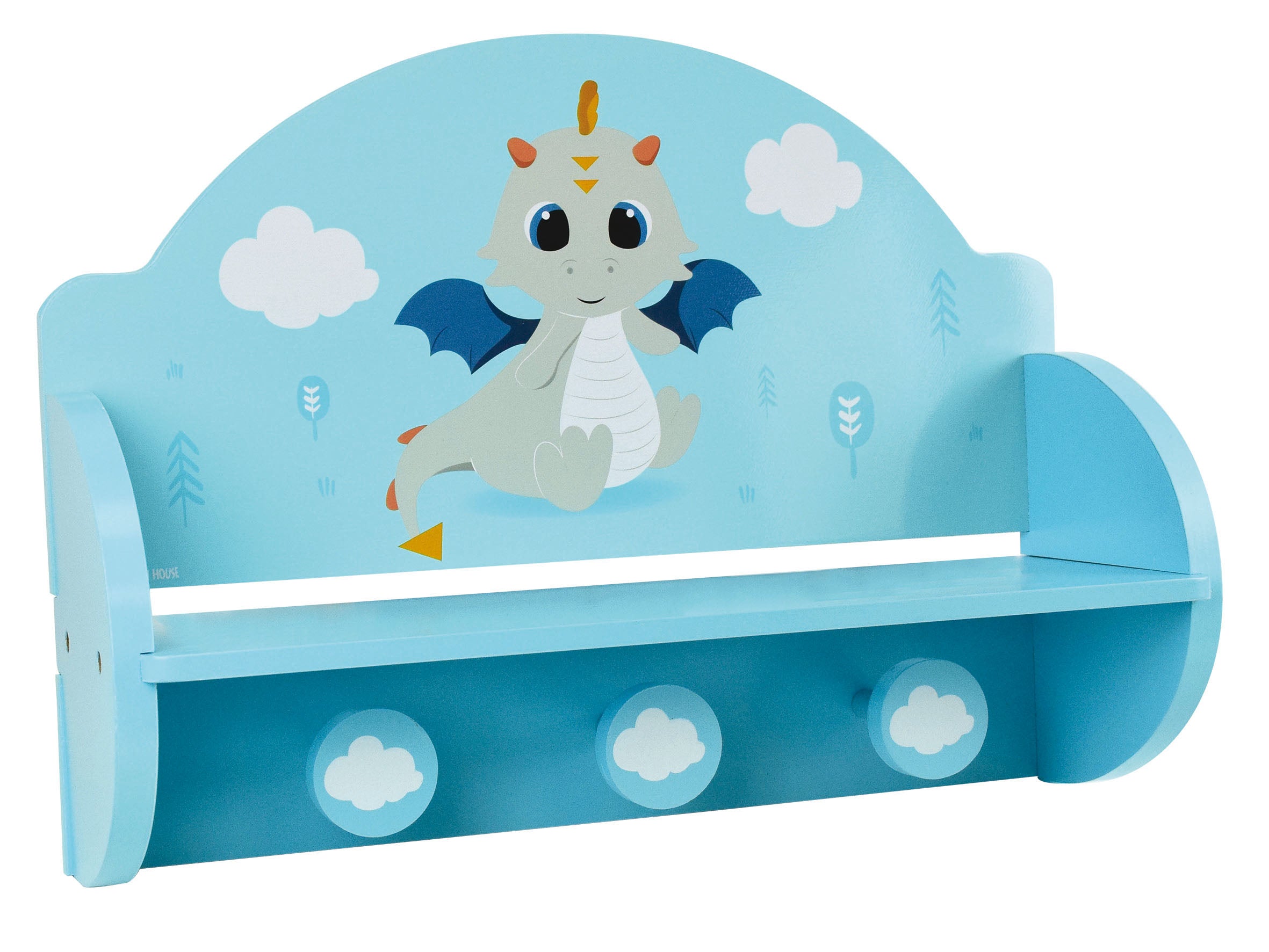 ##DRG713338  mensola e attaccapanni 2 in 1 e
Dimensioni  H. 33 x L. 46 x P. 15 cm