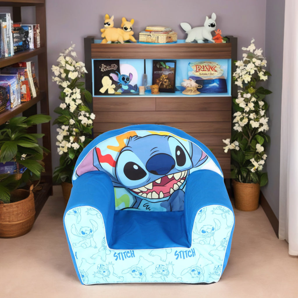 Divano sfoderabile in schiuma 42 x 52 x 32 cm di Lilo & Stitch