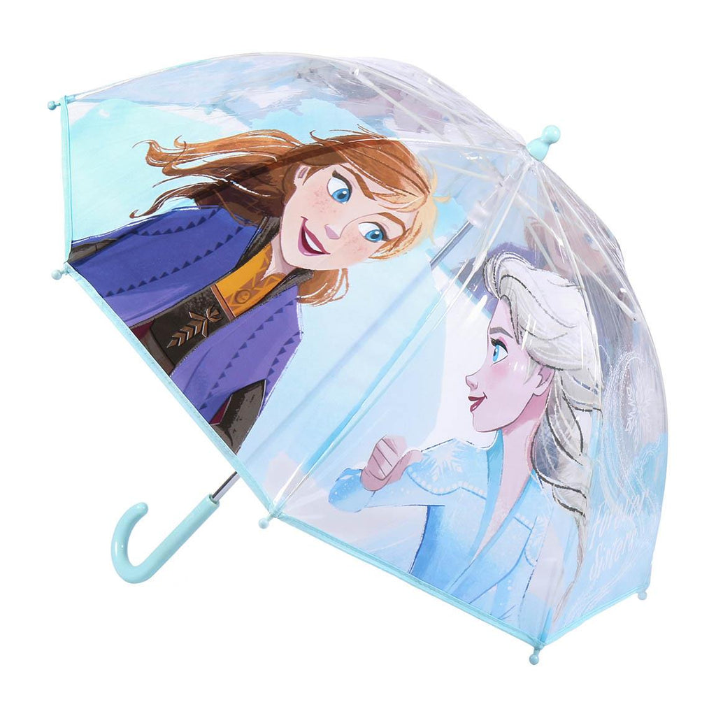 Ombrello Frozen Trasparente 45cm Automatico Anna Elsa FRO24658