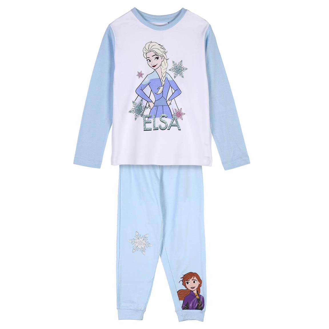 Pigiama frozen deluxe 100% caldo cotone Interlock 180 gsm da 3 a 7 anni 1,2,2,2,1