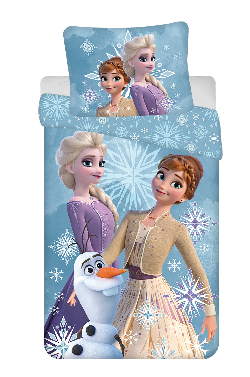 Frozen Disney Set Letto Singolo Copripiumino Federa 100% cotone disney Frozen
