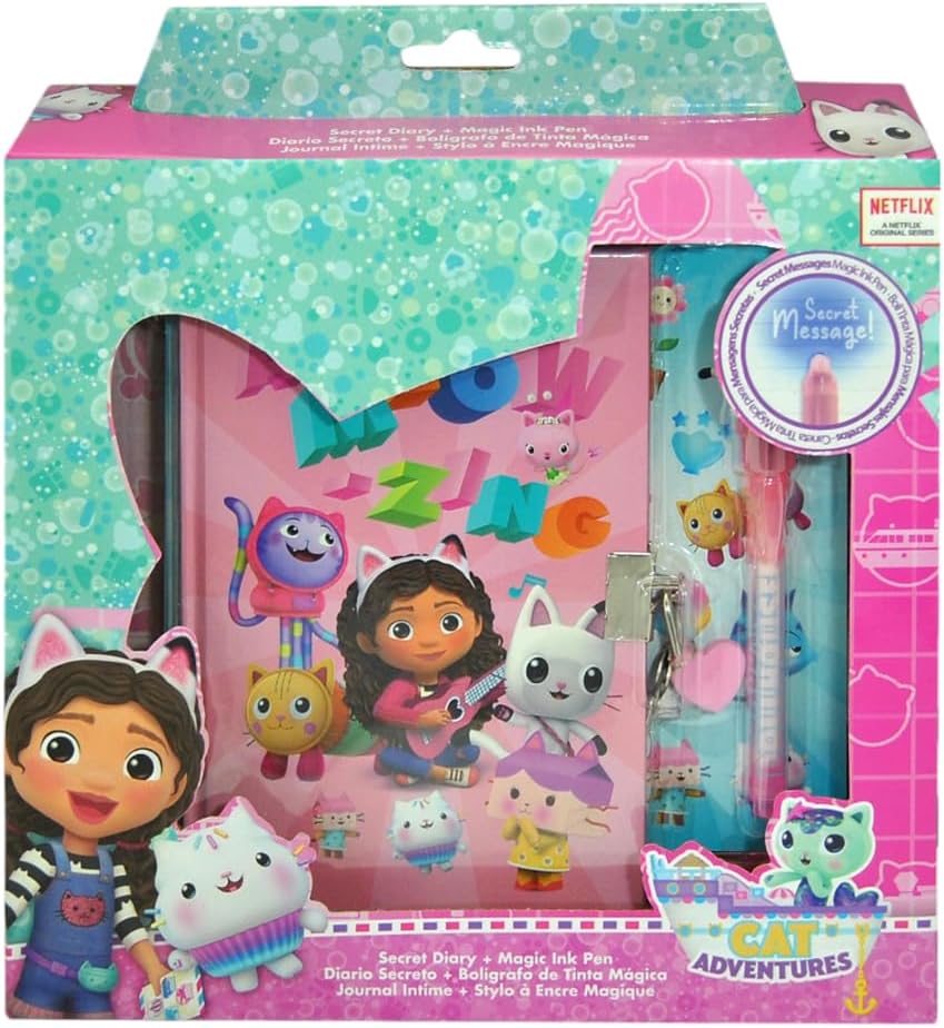 Gabby doll's house diario - Set da colorare, multicolore