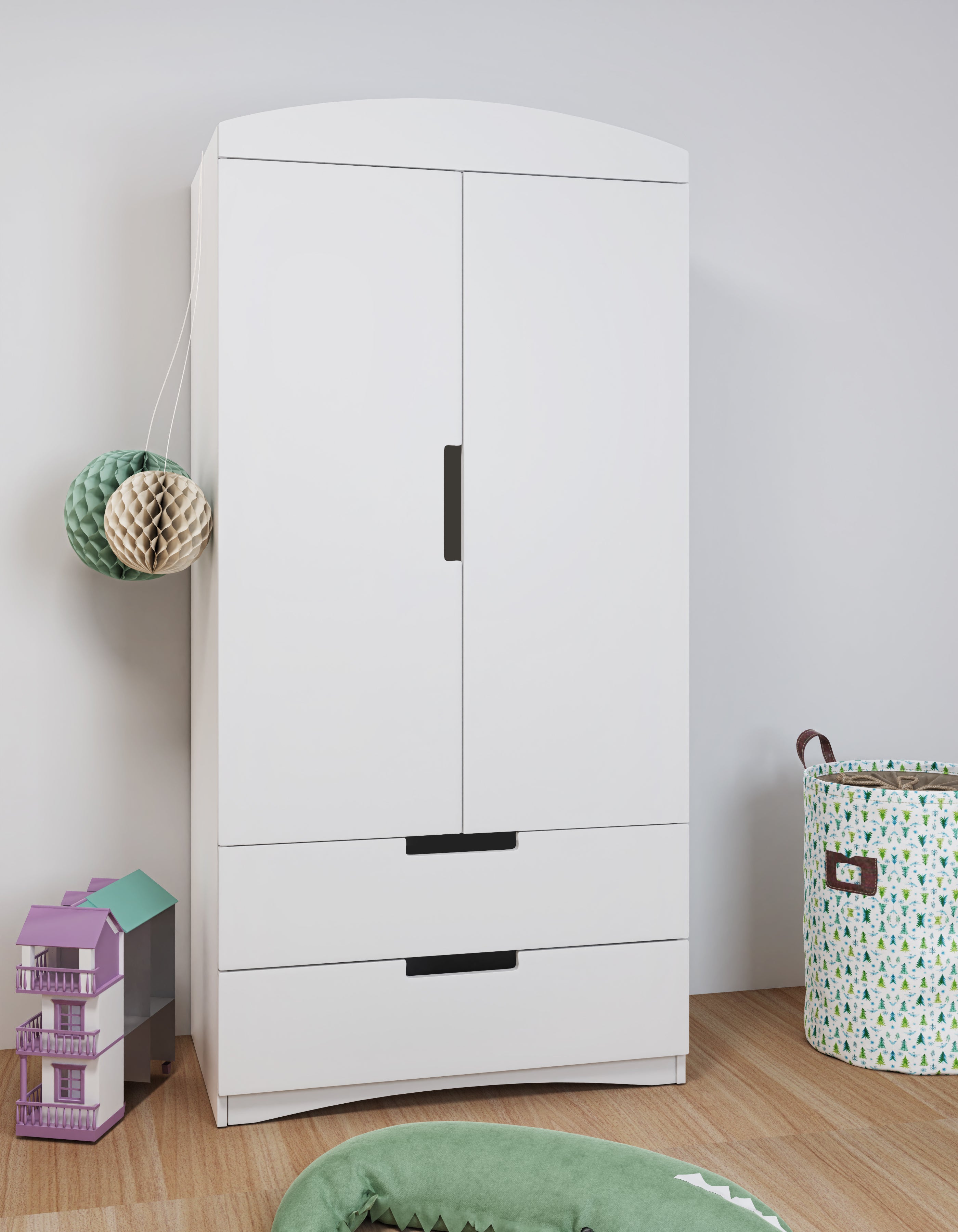 KO5CLASSARM Armadio bambini"classic" in legno 176x90x52