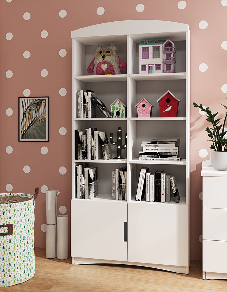 KOCLASSLIB Doppia libreria bambini Collezione classic in legno 181x90x36