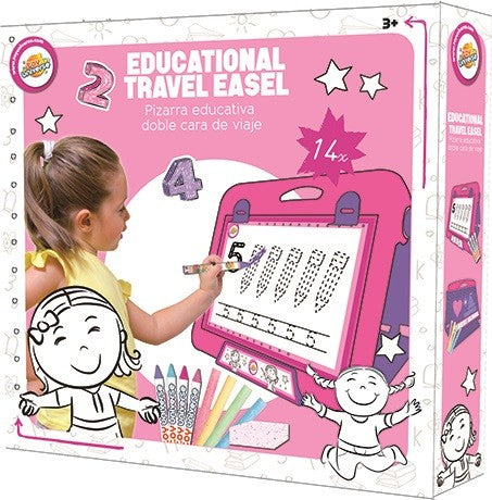 Lavagna educativa con colori e disegni 36 x 34 x 7 cm