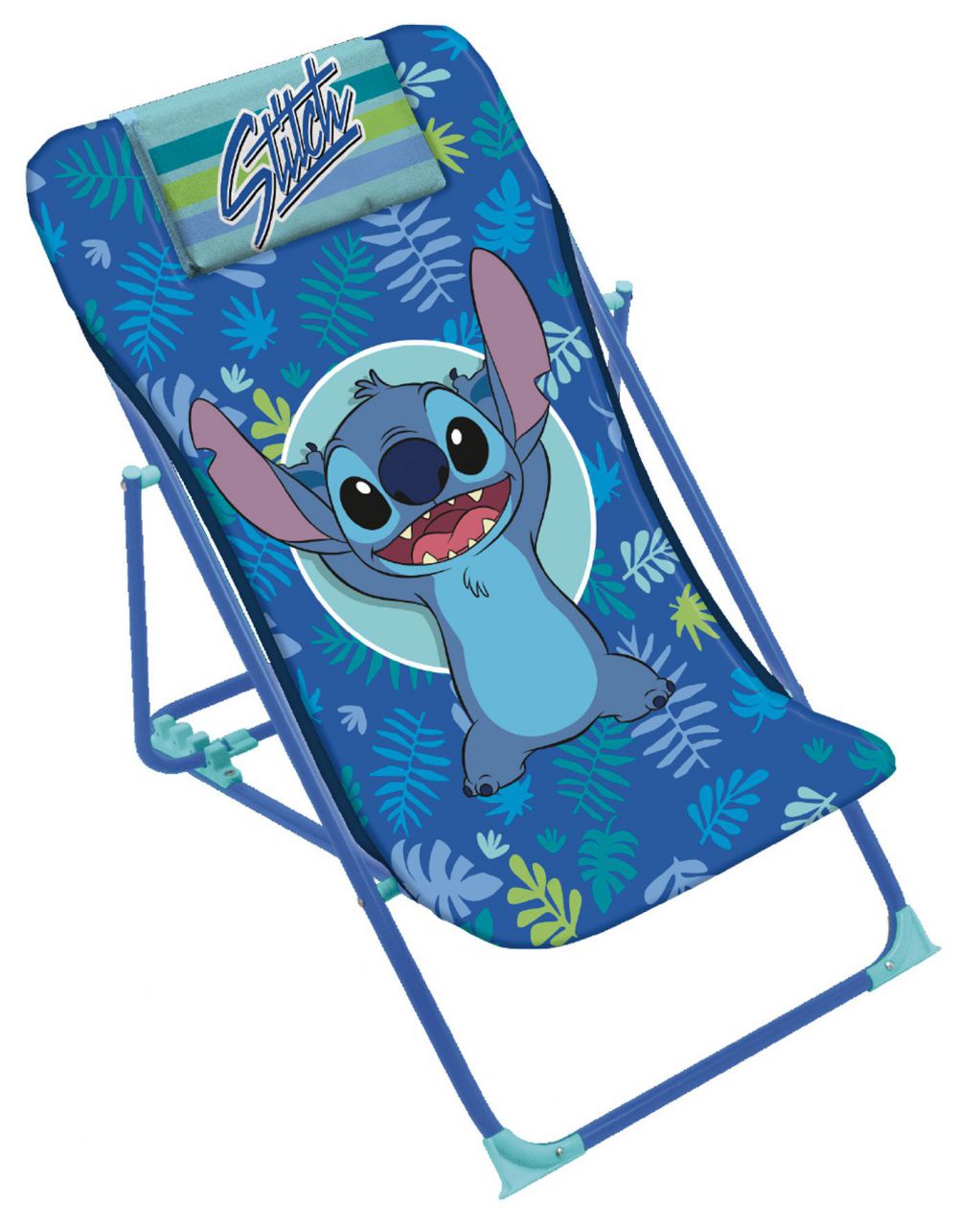 Disney lilo e stitch sdraio pieghevole e regolabile in allumino 43X66X61  CM