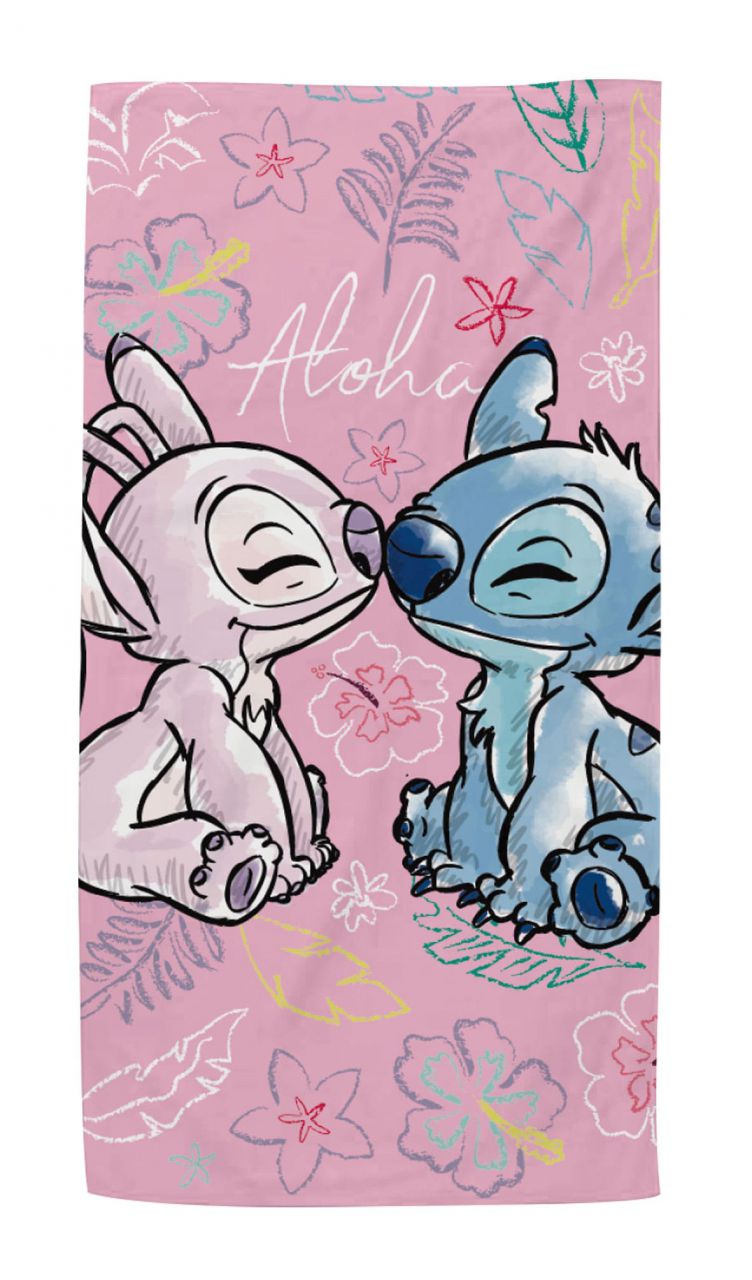 Telo Mare in Microfibra Stitch – Morbidezza, Stile e Massima Assorbenza!