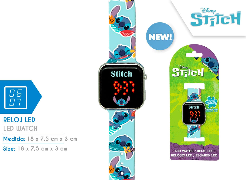 LILO4039 Lilo stitch orologio digitale da polso bambini 18x8x3 cm