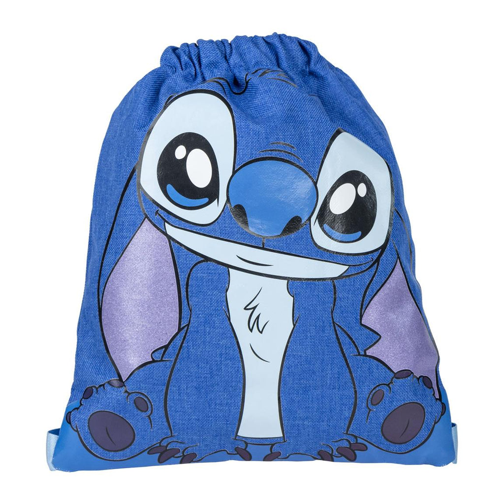 Sacchetto Portatutto Lilo & Stitch Disney 27x33cm - Zaino Coulisse Scuola Sport
