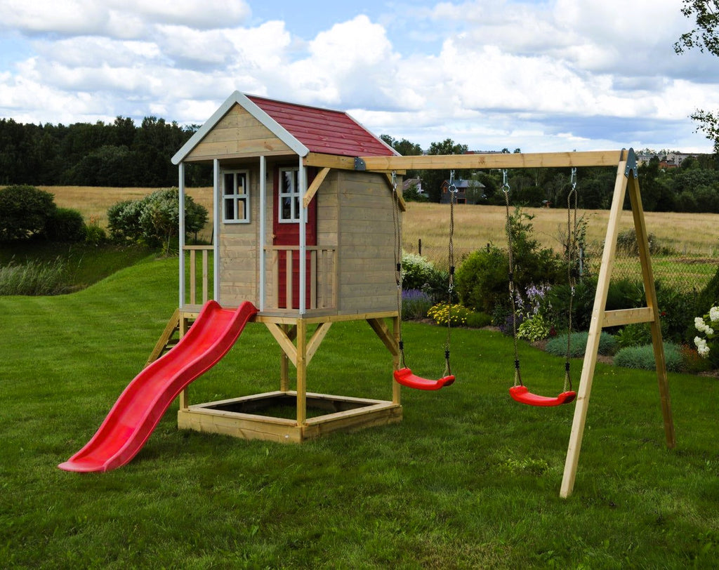 Casetta da Giardino Nordic Adventure M30R con Altalene e Scivolo - Cod. M30R