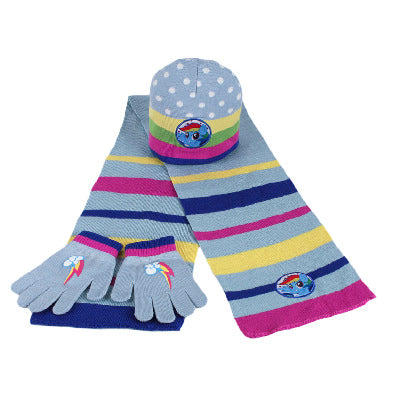 ##MLTP22451 SET 3 PEZZI MY  LITTLE PONY SCIARPA CAPPELLO E GUANTI