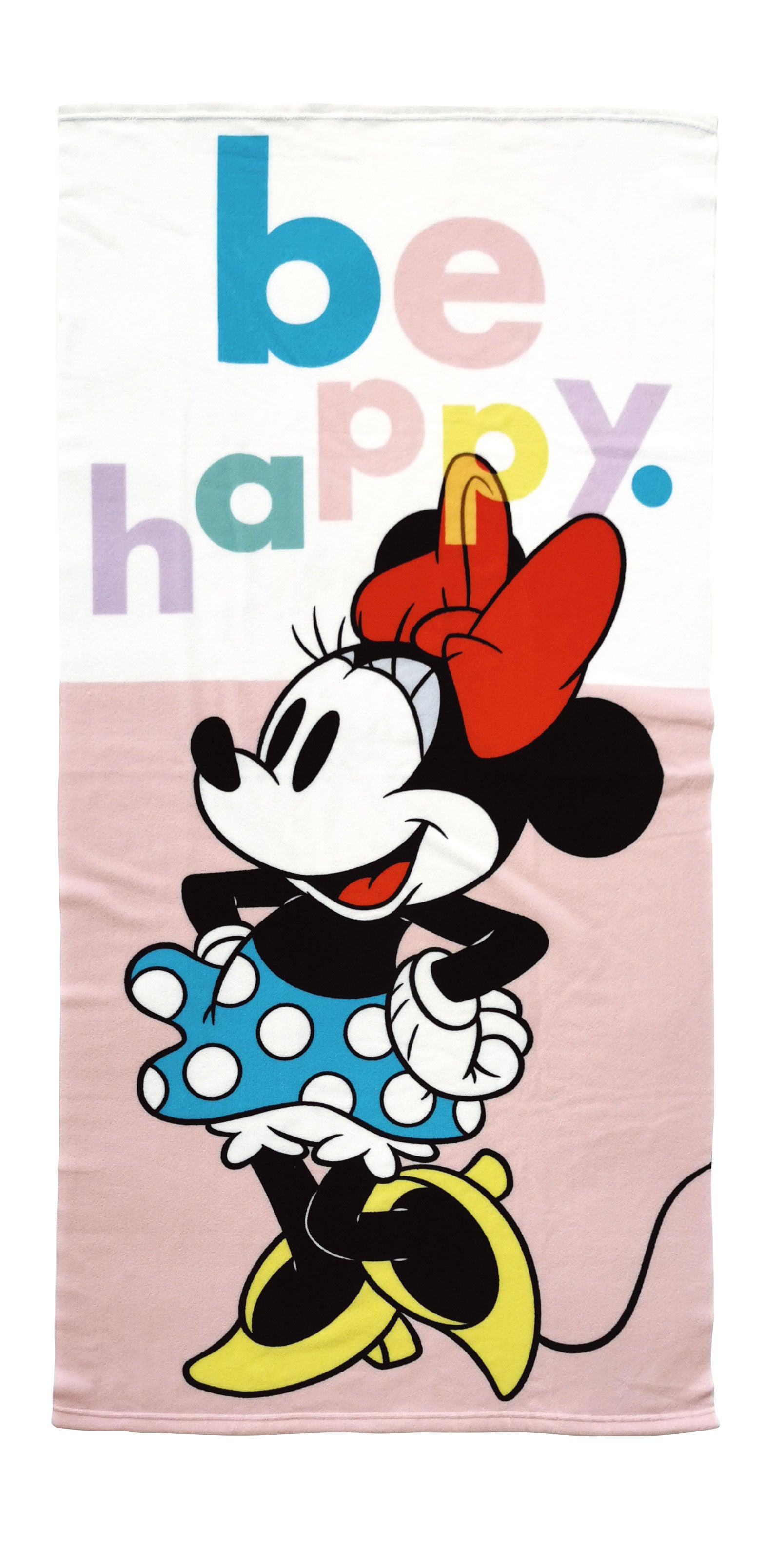 ##MN13573 TELO MARE MINNIE IN MICROFIBRA 240 GSM 70X140CM