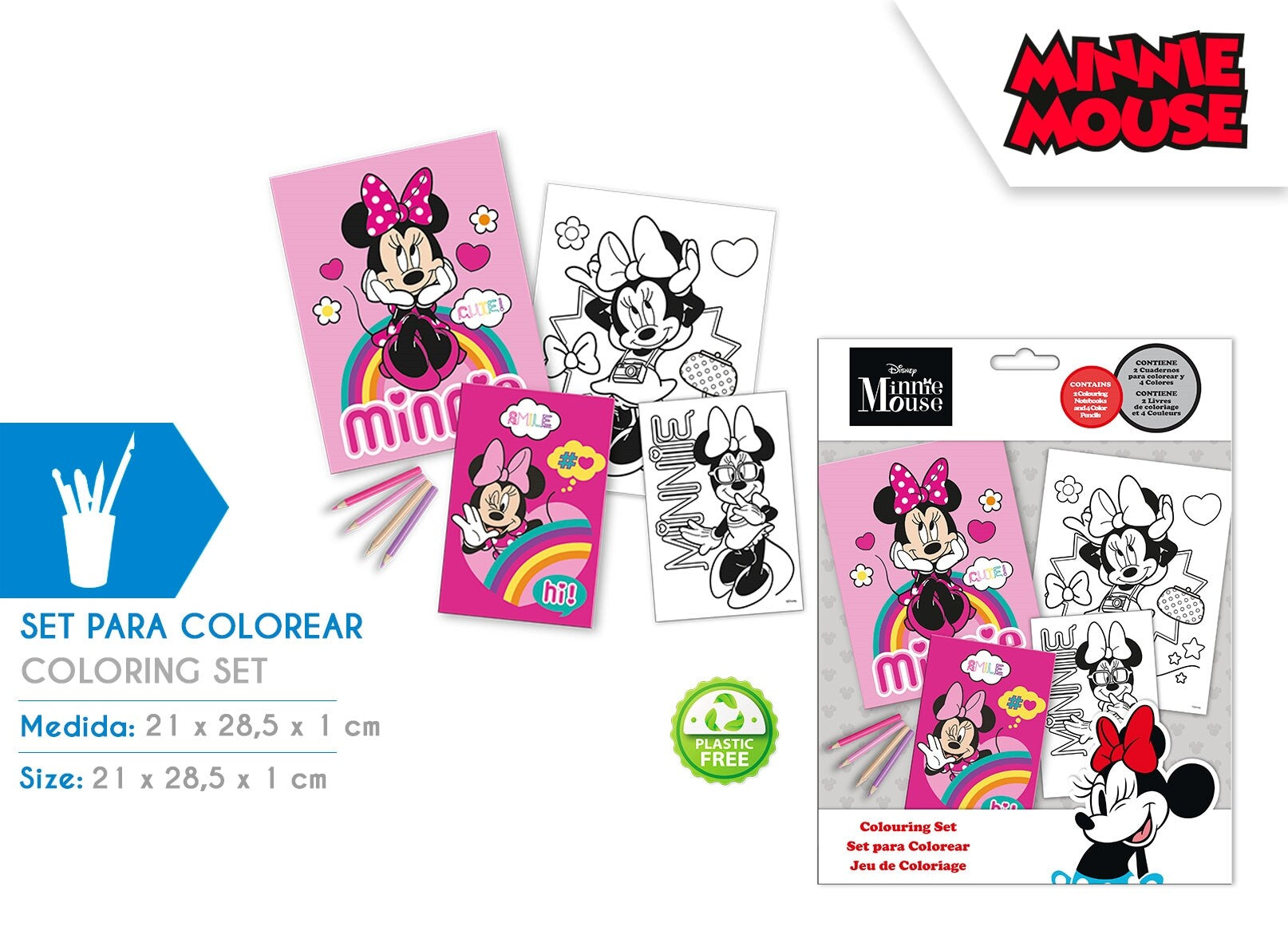 MN30045 Minnie set da colorare