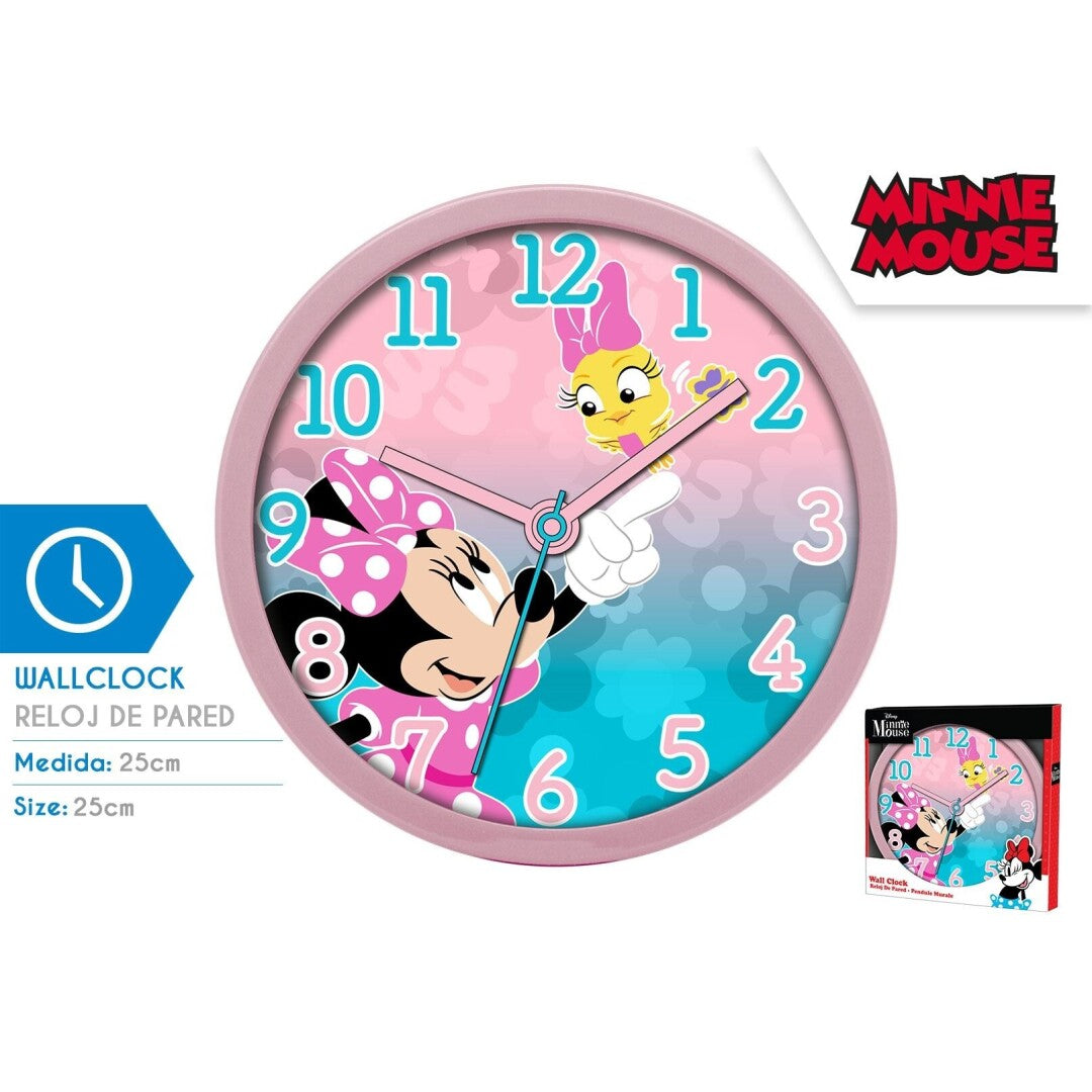 MN3075 Orologio Minnie da parete 25 cm