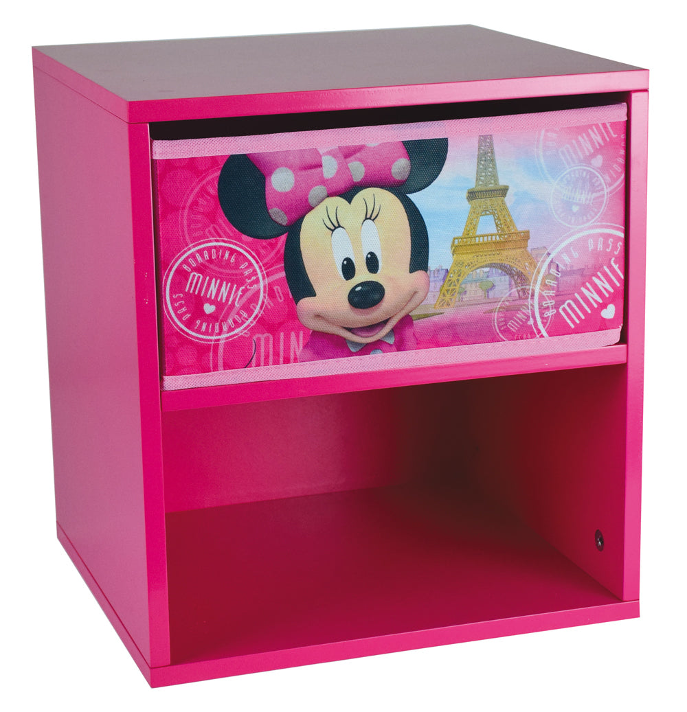 ##MN712862 COMODINO MINNIE IN LEGNO 36X33X30