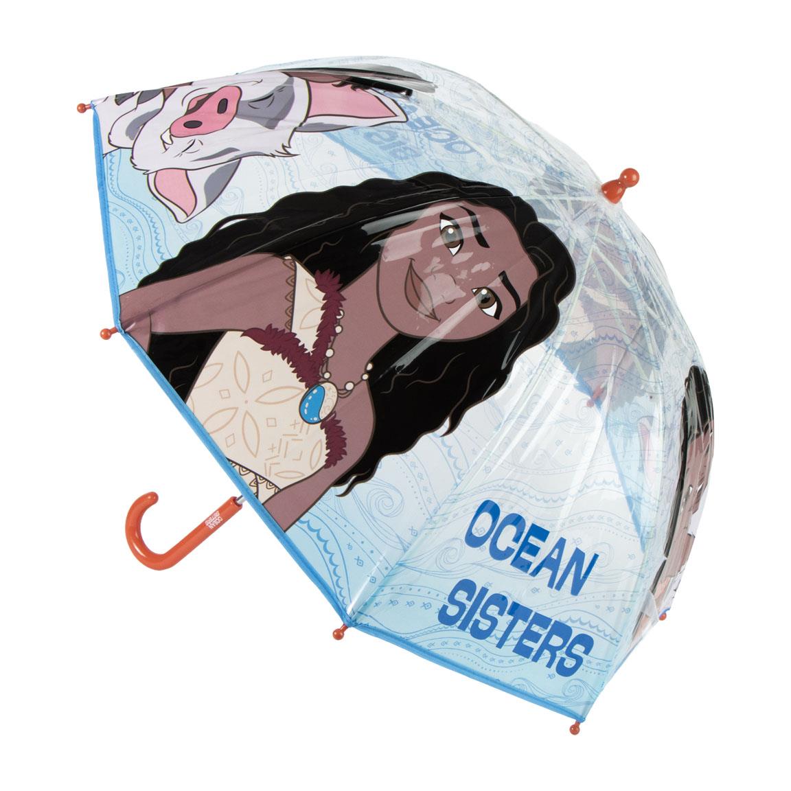 Ombrello Disney Moana Deluxe Trasparente 45 cm, Automatico
