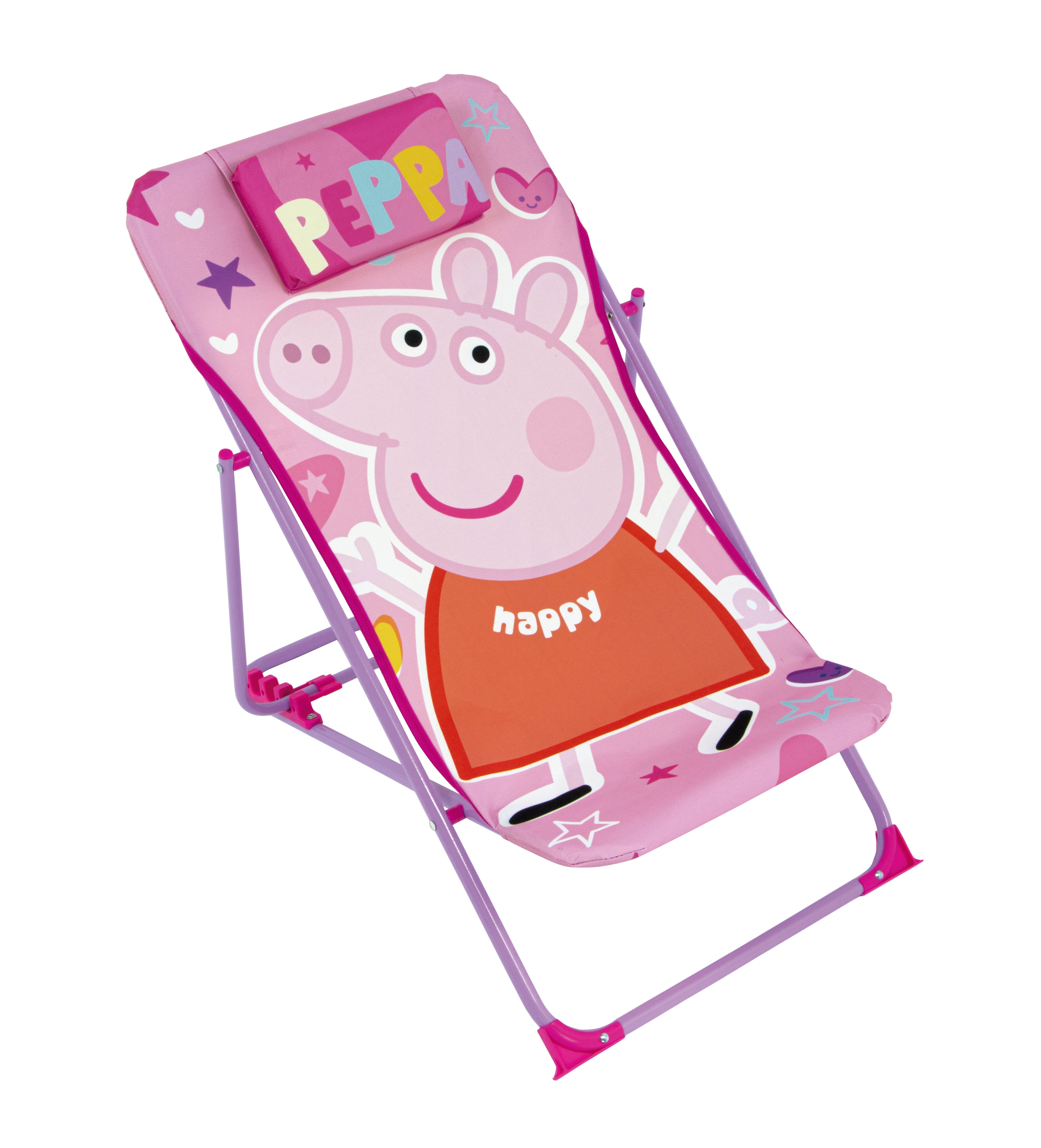 PIG14446 SDRAIETTA IN ALLUMINIO PEPPA PIG 43X66X61  CM