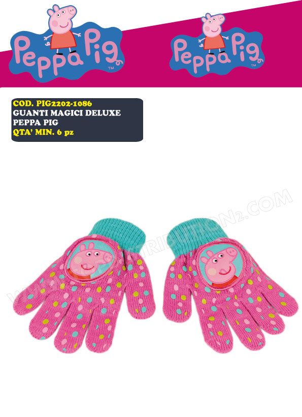 ##PIG2202-1086 GUANTI DELUXE PEPPA PIG