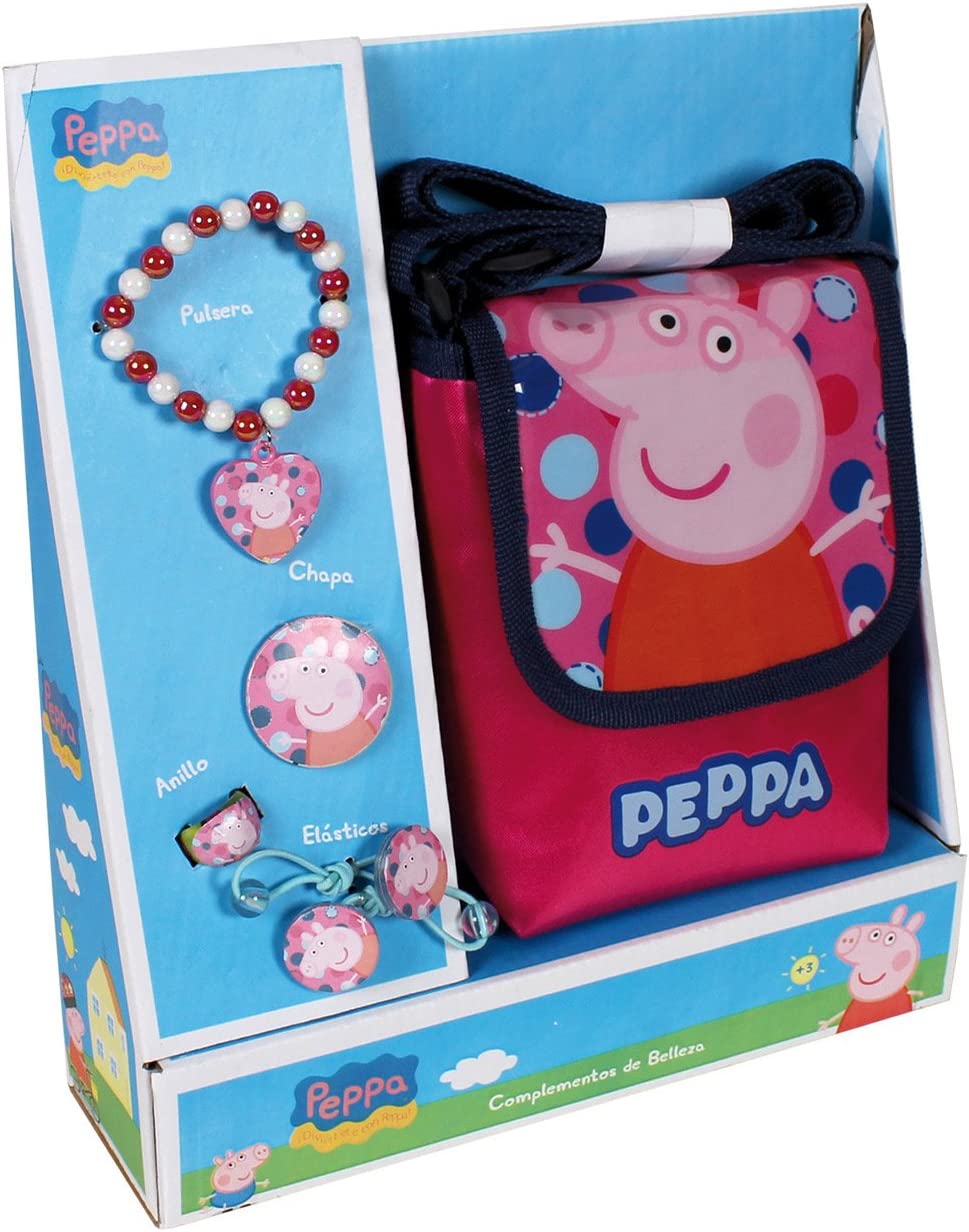 ##PIG2504-183 SET REGALO CON TRACOLLINA E ACCESSORI PEPPA PIG
