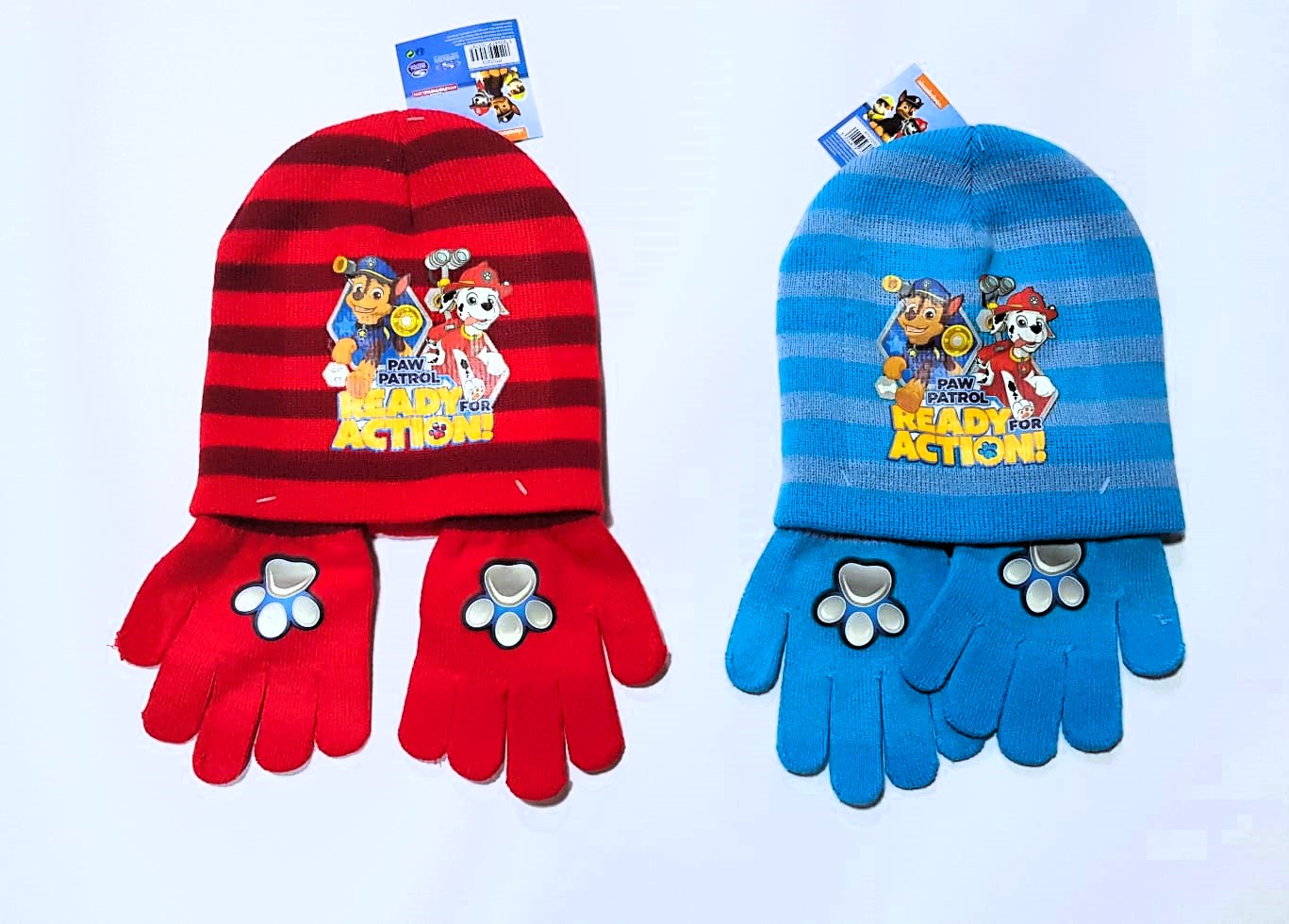 PW02203 SET 2 PEZZI CAPPELLO+GUANTI PAW PATROL