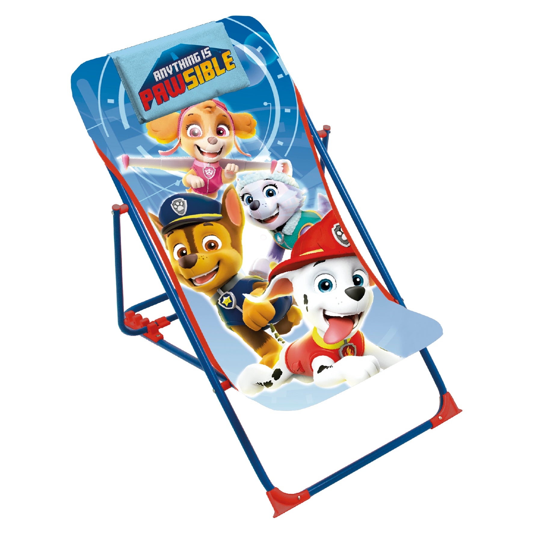 PW13028 SDRAIETTA IN ALLUMINIO PAW PATROL 43X66X61  CM