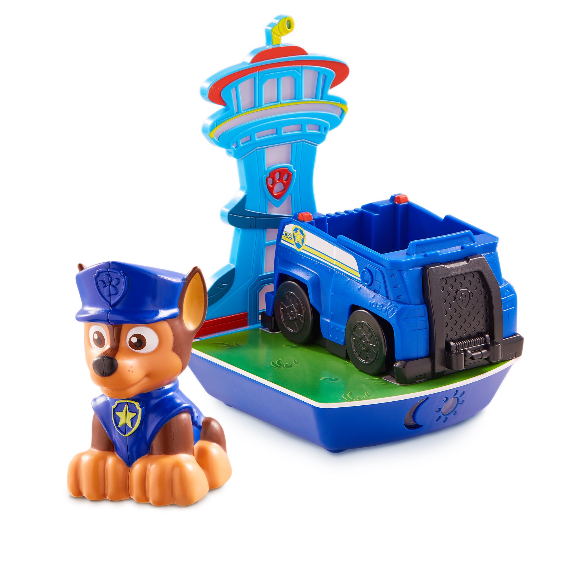 PW14344 Luce notturna Paw Patrol GoGlow Dream 3 in 1 da comodino per abituare i bambini alla nanna, con torcia Chase e timer sonno