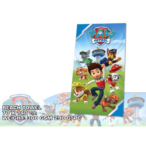 ##PW16030M TELO MARE PAW PATROL MICROFIBRA