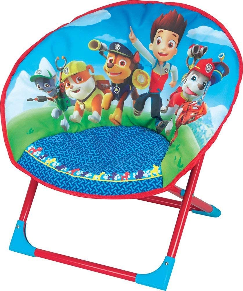 PW712501 Paw patrol sedia luna in alluminio Seggiolino per Bambini, Pieghevole, in Poliestere, Colore: Blu, 54 x 45 x 47 cm