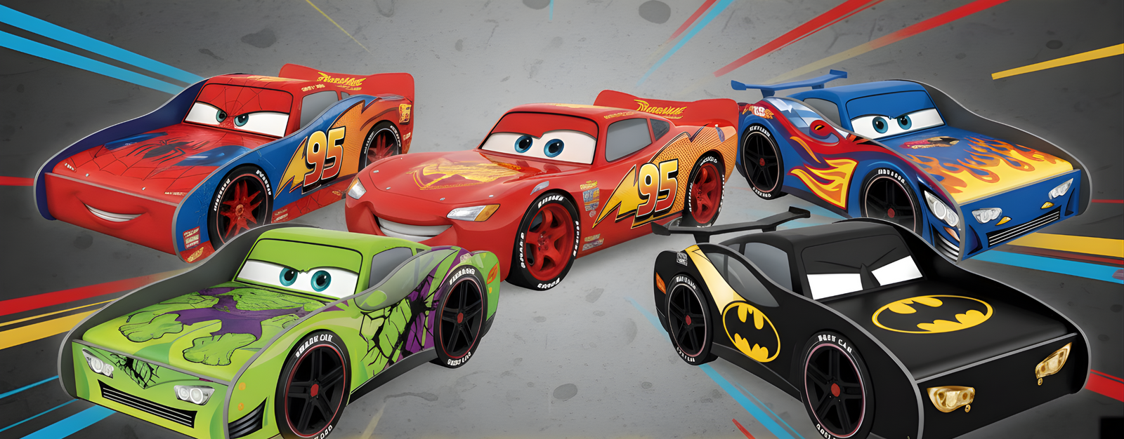 letti a forma di macchina