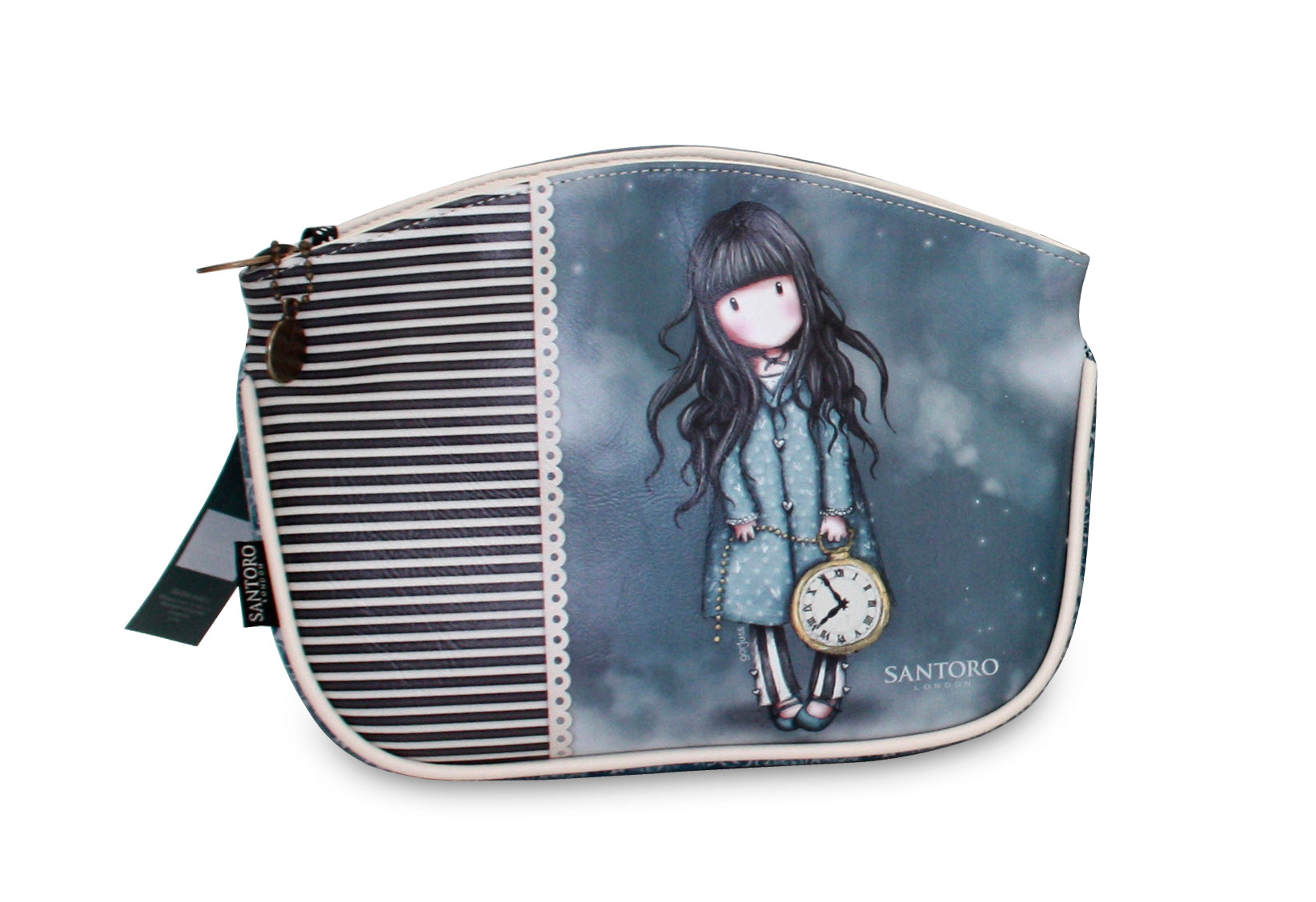 ##SA.0005.00 PORTATUTTO MAXI POCHETTE ECOPELLE 
SANTORO LONDON 25 x 18 cm