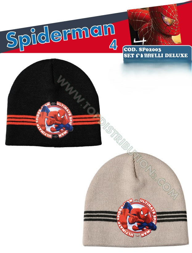 ##SP02003 CAPPELLO SPIDERMAN TAGLIA UNICA DA 3 A 10 ANNI