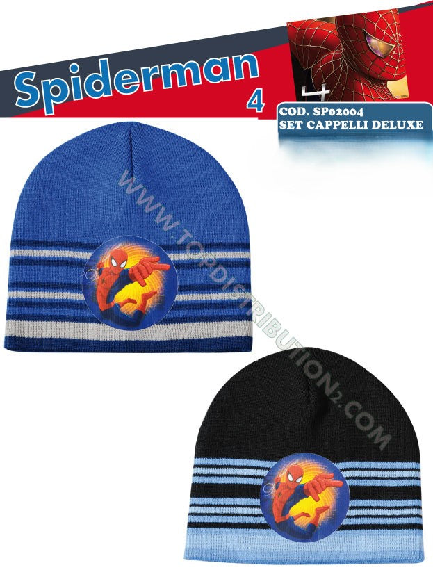 ##SP02004 CAPPELLO SPIDERMAN TAGLIA UNICA DA 2 A 9 ANNI