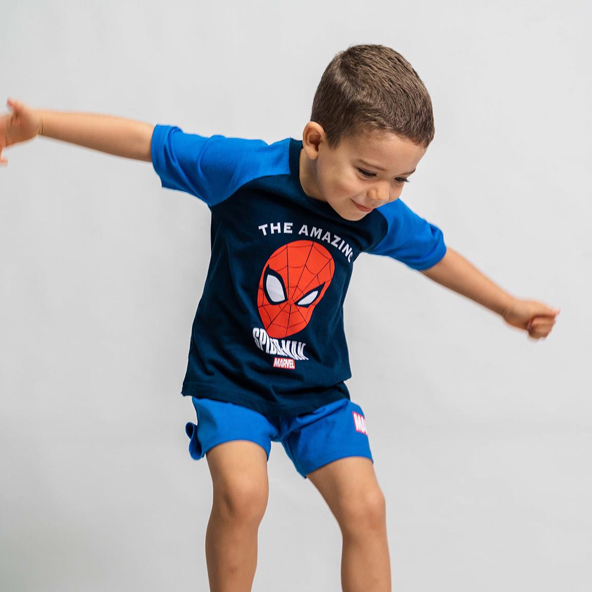 Spiderman Pigiama set corto deluxe da 3 a 7 anni