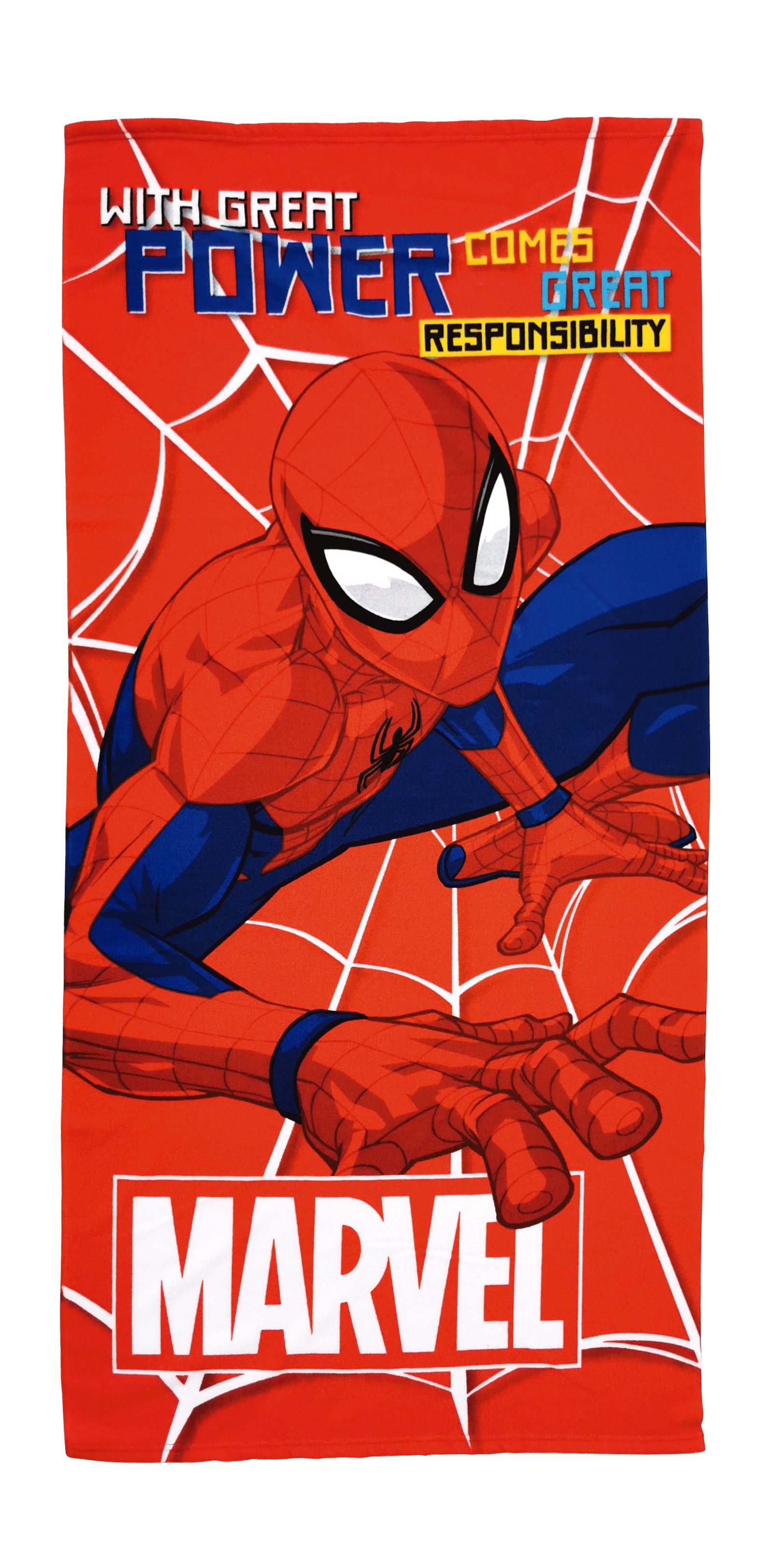 ##SP13521 TELO MARE SPIDERMAN IN MICROFIBRA 240 GSM 70X140CM