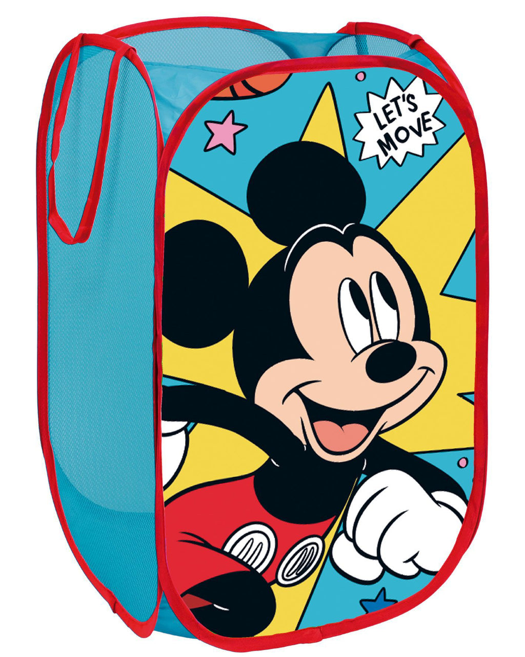 PORTA GIOCHI TOPOLINO CONTENITORE TESSILE RETTANGOLARE TOPOLINO 36X36X58