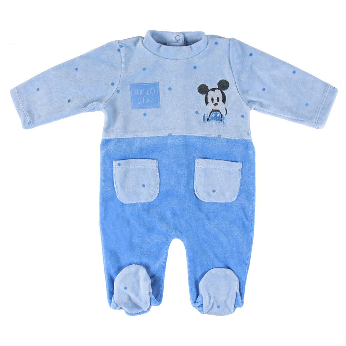 ##TOP4612 TUTINA BABY TOPOLINO 80%COTTON / 20% POLYESTER VELOUR COTTON 240 GR TAGLIE Da 1 a 9 mesi