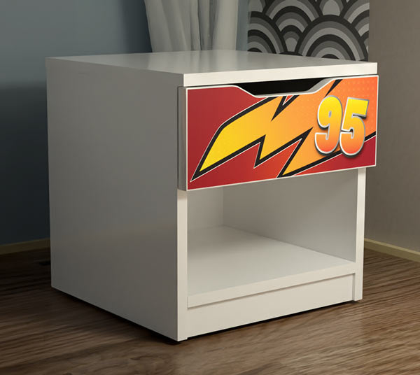 TPCARCOM Comodino "Super eroi" deluxe in legno  40 x 38 x 42