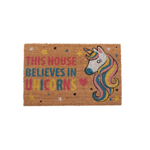 UNI50281 TAPPETO PORTA UNICORNO