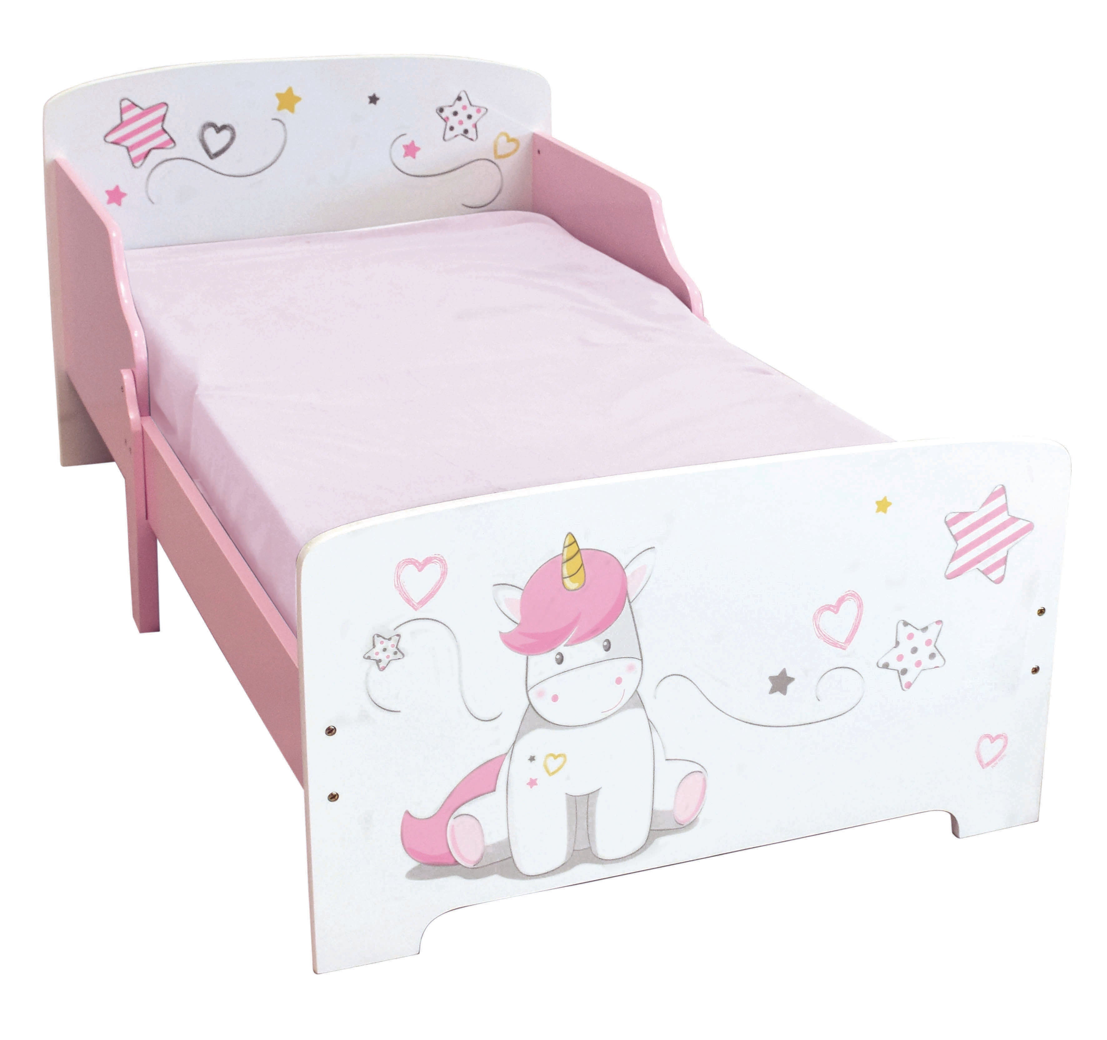 ##UNI713044  letto unicorno in legno deluxe 
Dimensioni H.59 x L. 77 x P. 144 cm