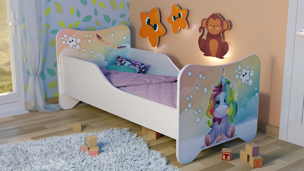 UNISKY01 letto unicorno in legno deluxe SKY Dimensioni 165 X 86 cm