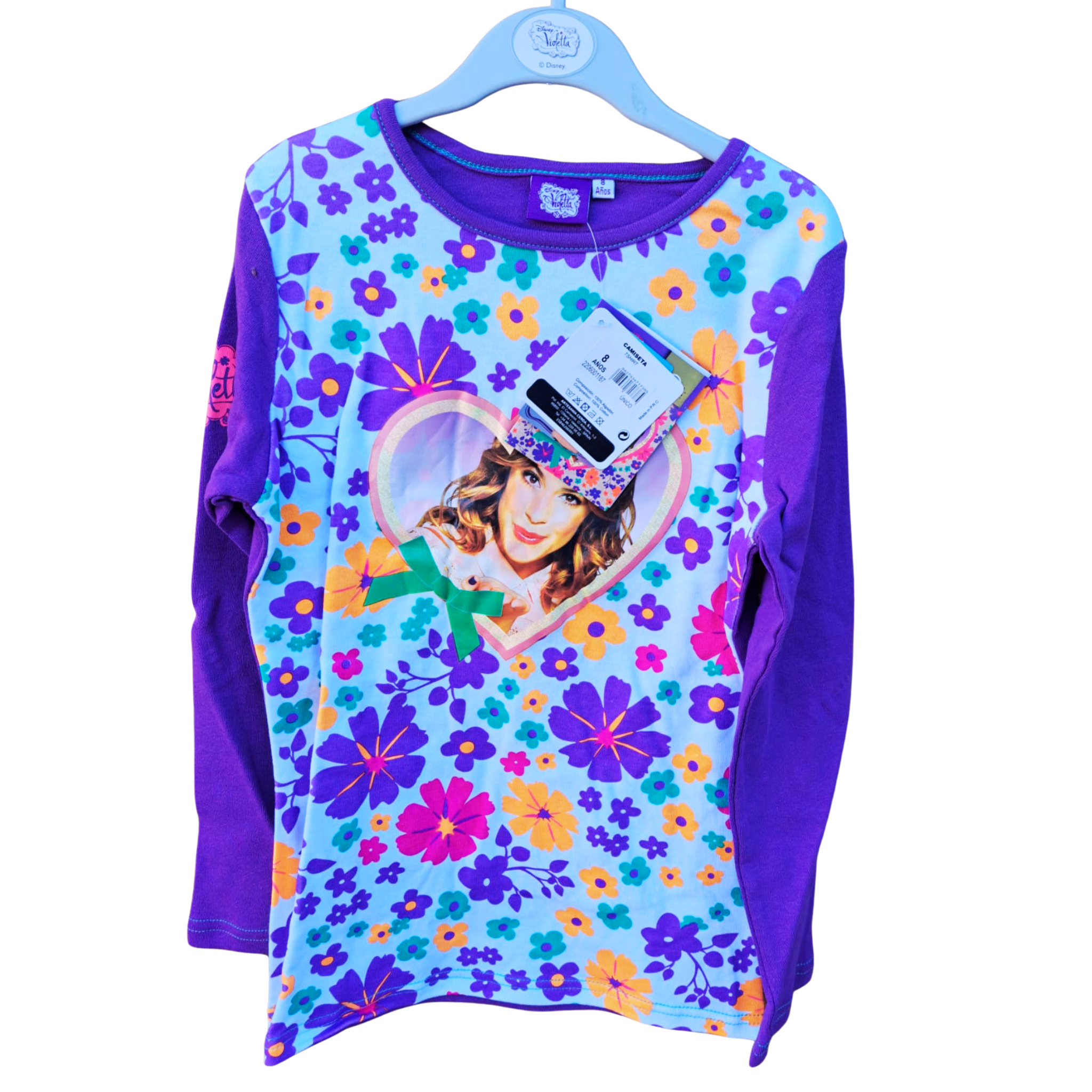 VIO2206-1187 MAGLIA VIOLETTA DELUXE taglie 6-8-10-12