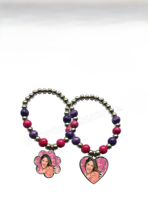 VIO8244 BRACCIALE CON STRASS VIOLETTA 2 COLORI