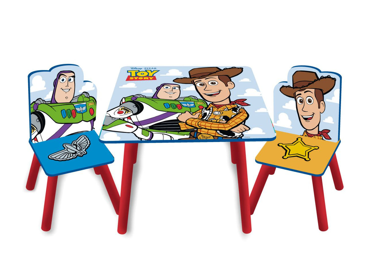 Tavolino Toy Story in Legno con 2 Sedie 50 × 50 × 44 cm – WD18020