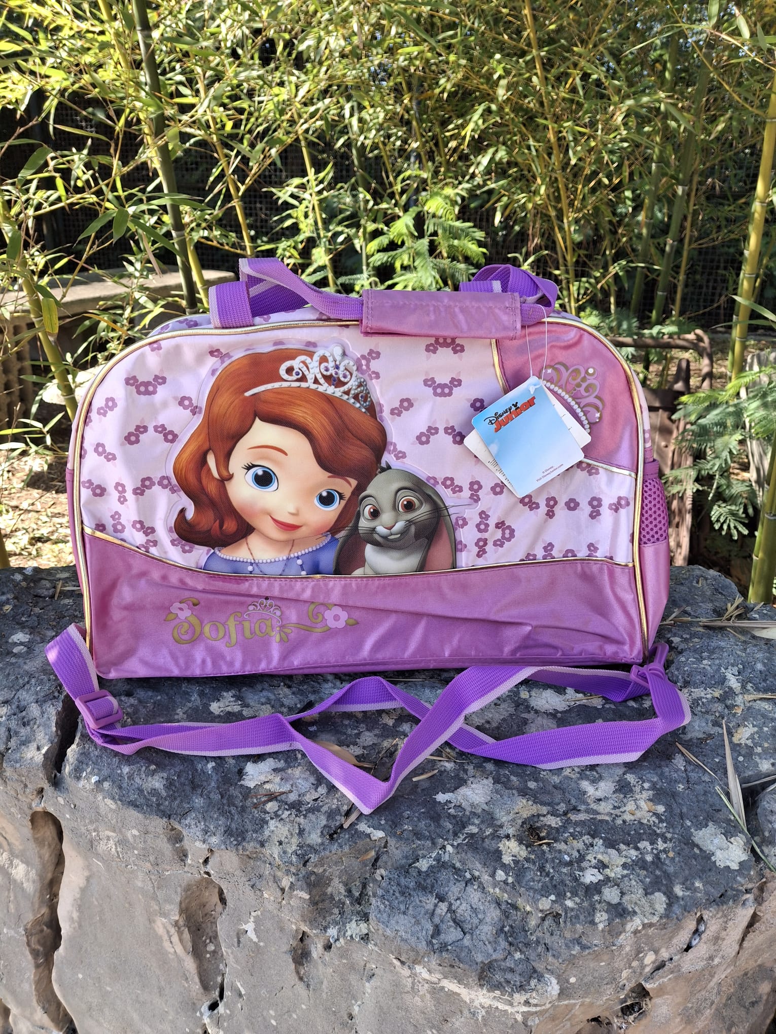 BORSONE SPORTIVO SOFIA DELUXE 40 CM STAMPA IN RILIEVO 3D E TRACOLLA , QUALITA' DELUXE