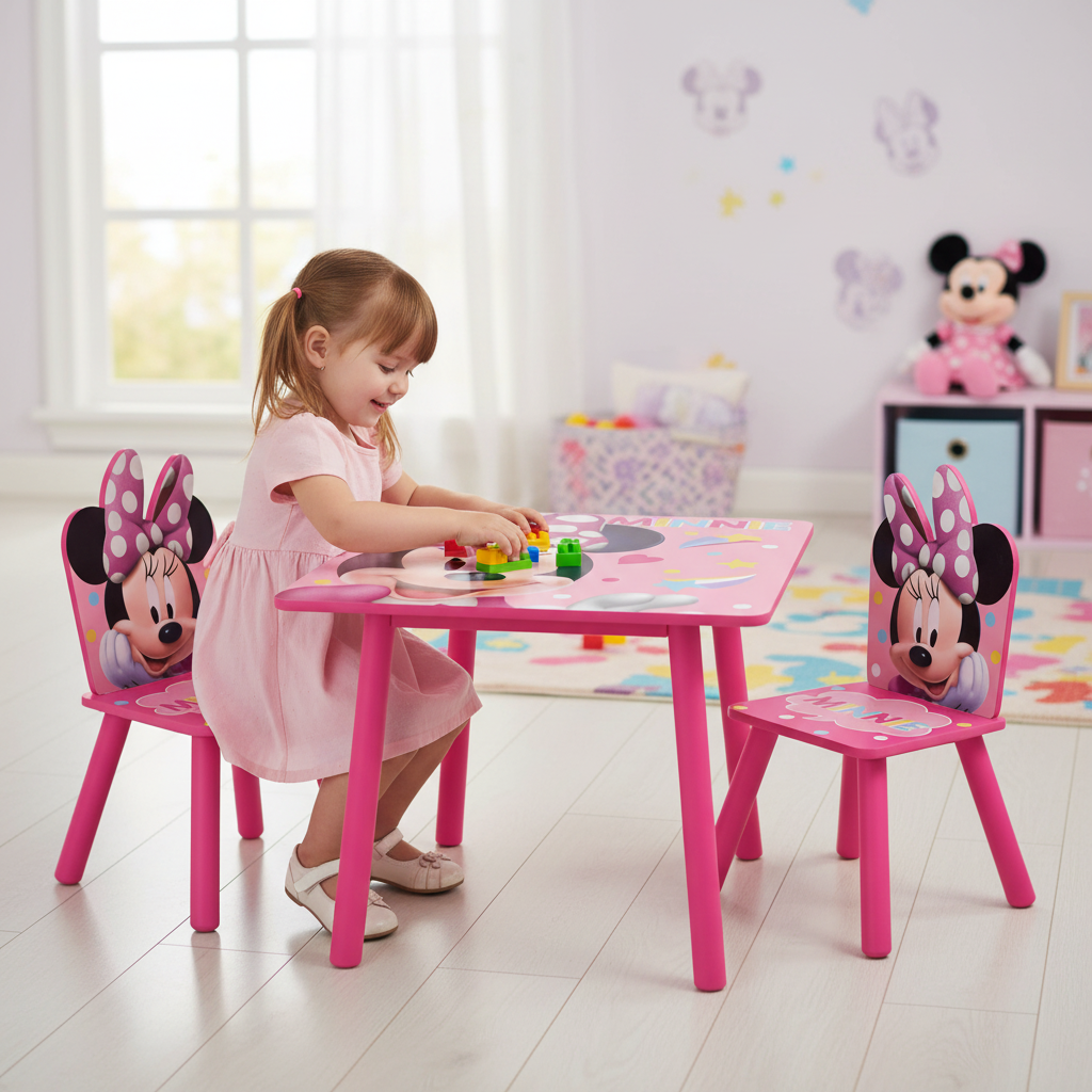 Angolazione laterale con grafiche Disney ben visibili